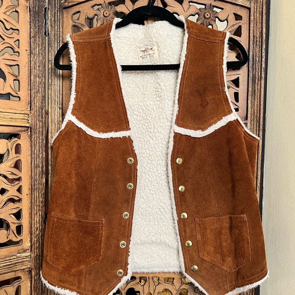 SUEDE VEST - made in usa